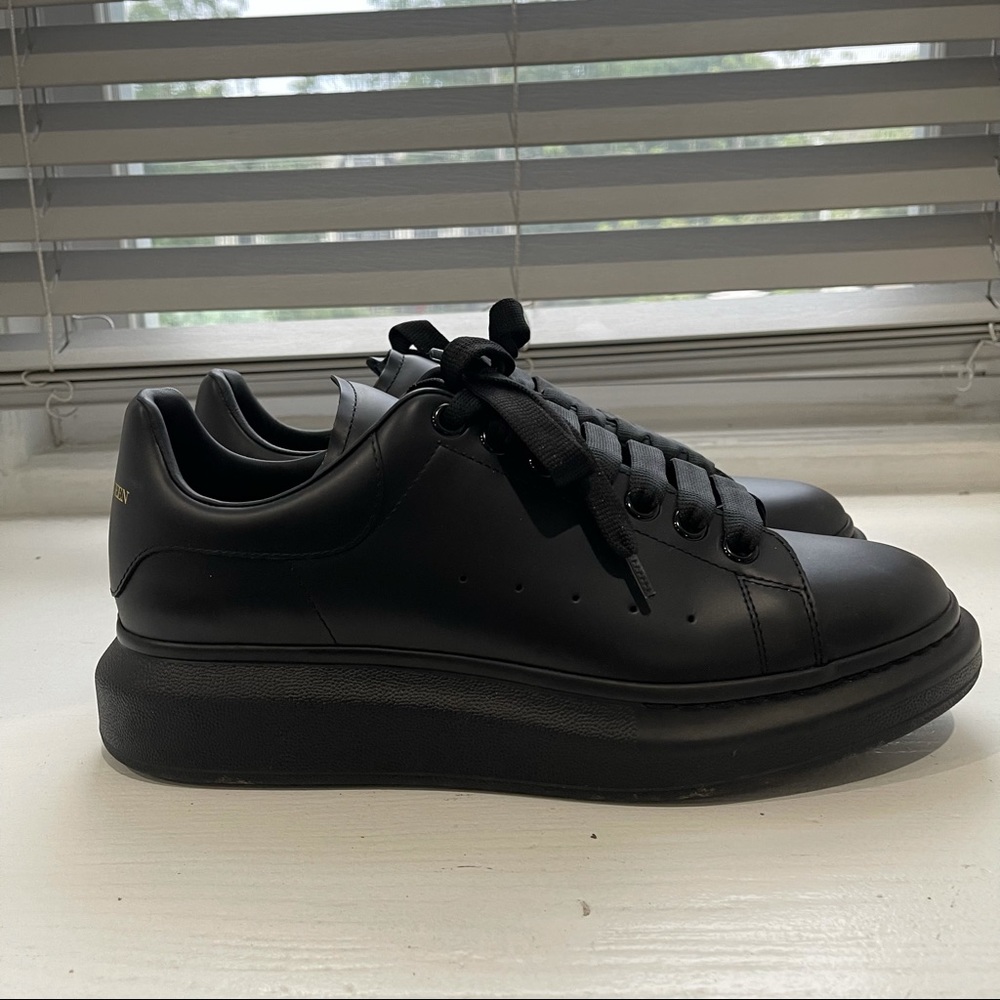 Authentic Black Alexander McQueen Sneaker